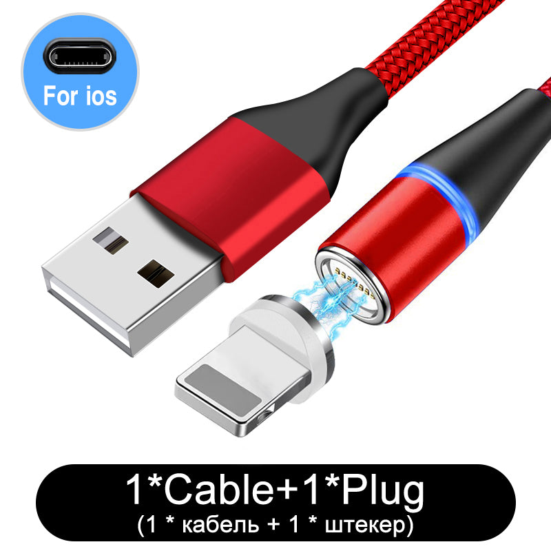Nylon Braided Fast Charging Magnetic Data Cable