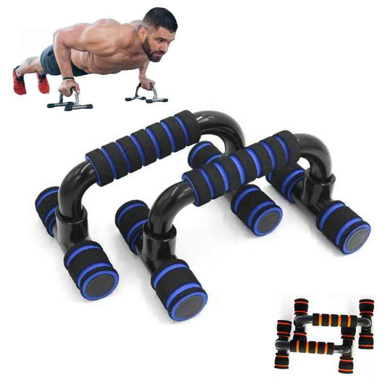H-shaped Push-up Stand Sponge Hand Grip ABS Fitness Chest