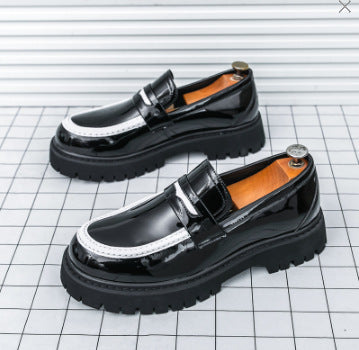 Men's Chunky Heel Fashion All-matching