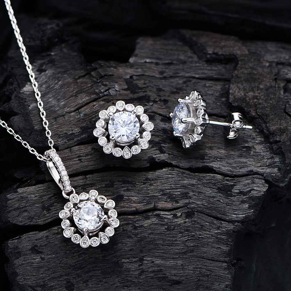 925 Sterling Silver Jewellery Set Of Two925 Sterling Silver