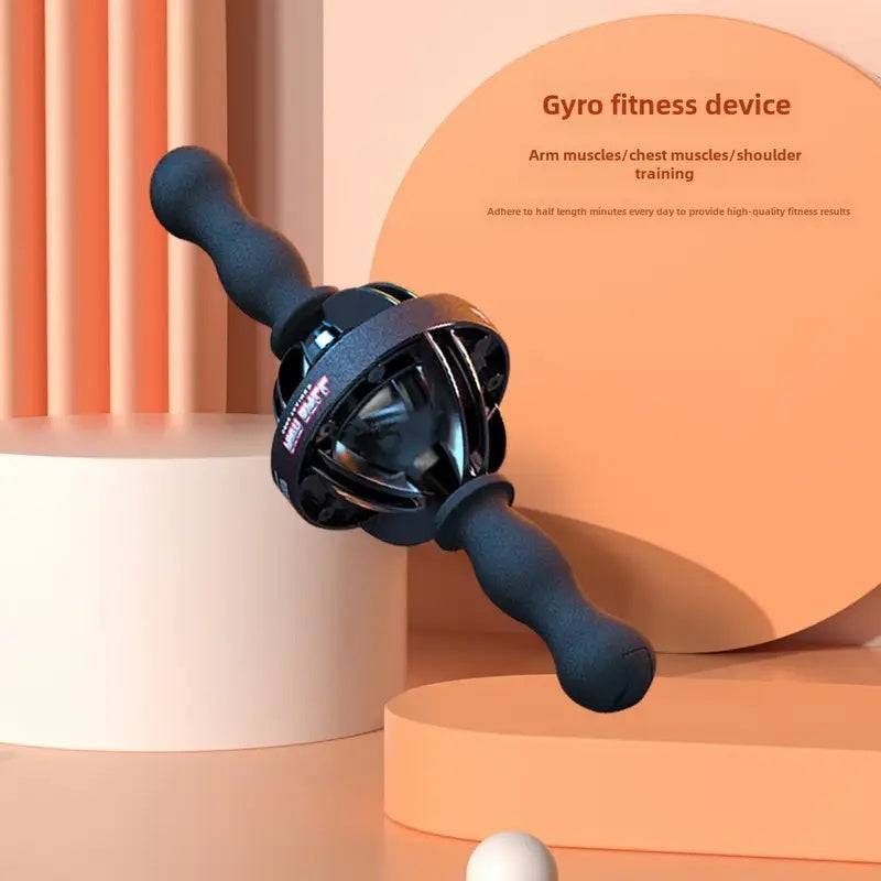 1pc Black Gyro Fitness Trainer  Stainless Steel Core Wrist  Forearm