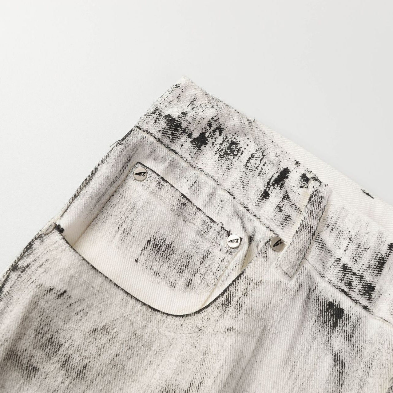 Men's Washed And Worn Jeans