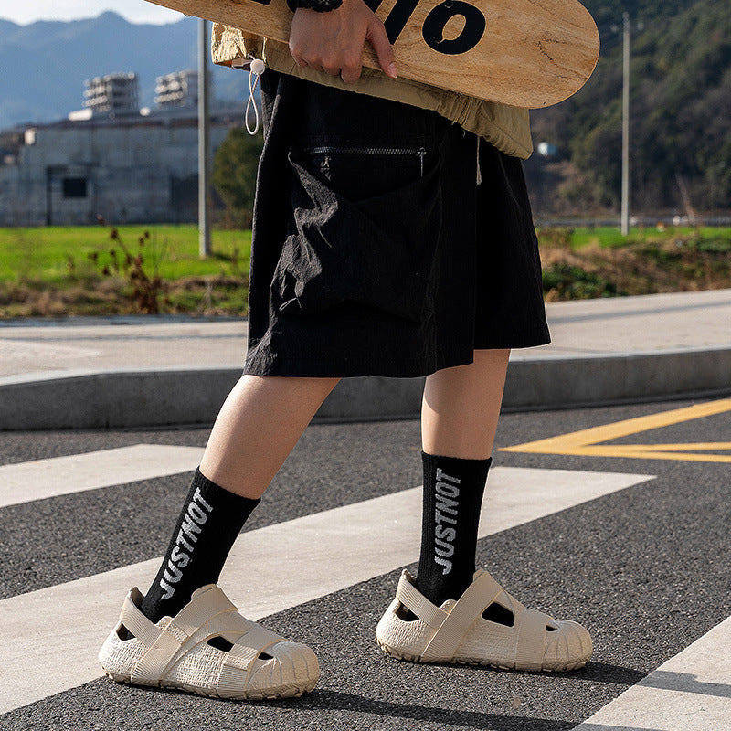 Fashion Personality Non-slip Deodorant Eva Sandals Men