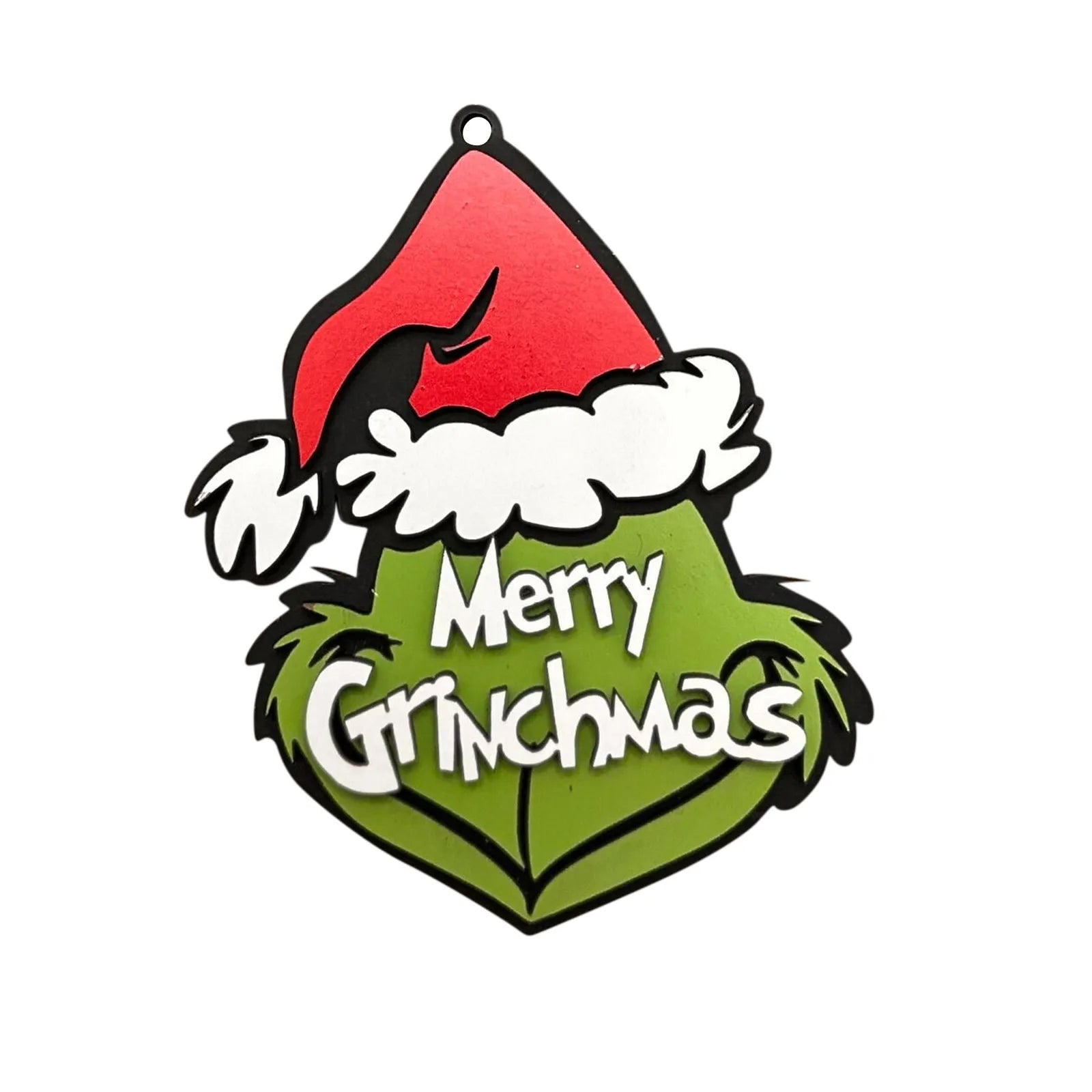 Grinchs Christmas Tree Decorations, Christmas Cute Wooden Hanging Ornaments For Tree, Christmas Decor Indoor Home Party Gifts