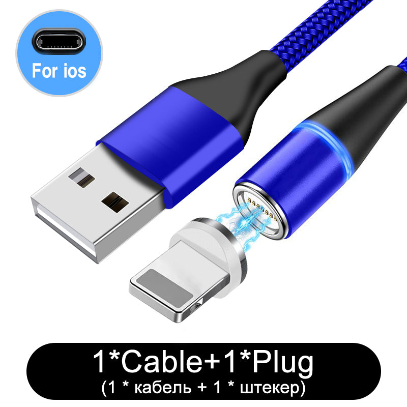 Nylon Braided Fast Charging Magnetic Data Cable