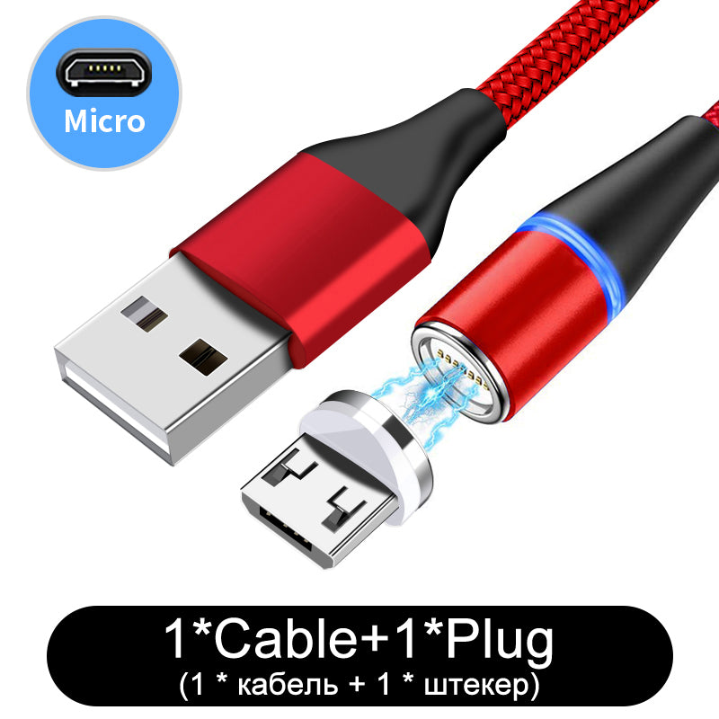 Nylon Braided Fast Charging Magnetic Data Cable