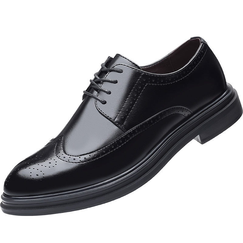 New Men's Brogue Leather Business Casual British