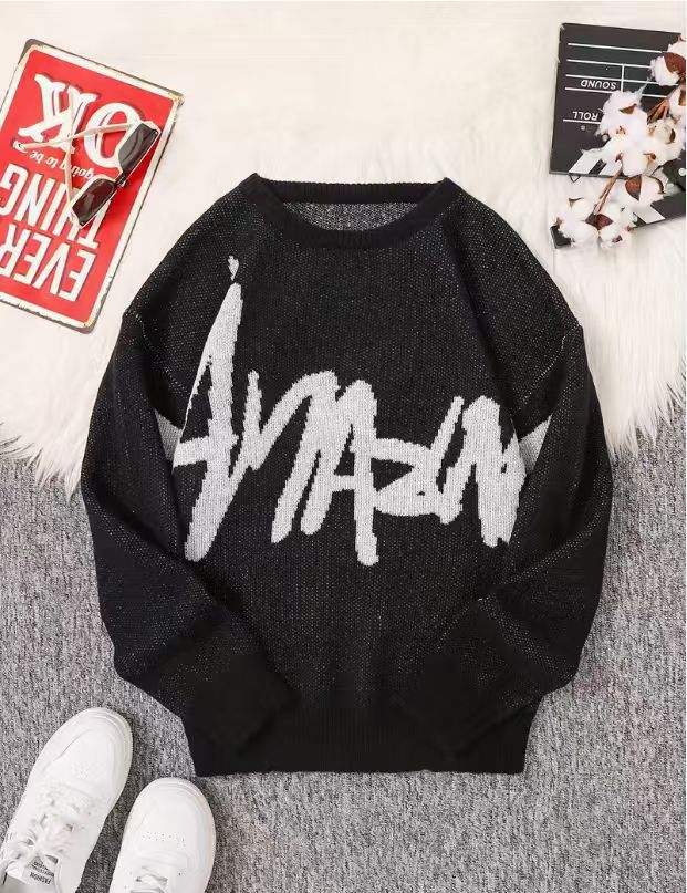 Men's And Women's Graffiti Letter Hoodie