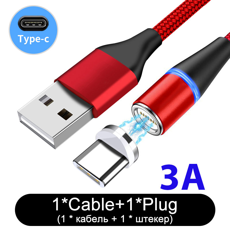 Nylon Braided Fast Charging Magnetic Data Cable