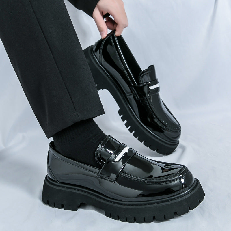 Men's Chunky Heel Fashion All-matching