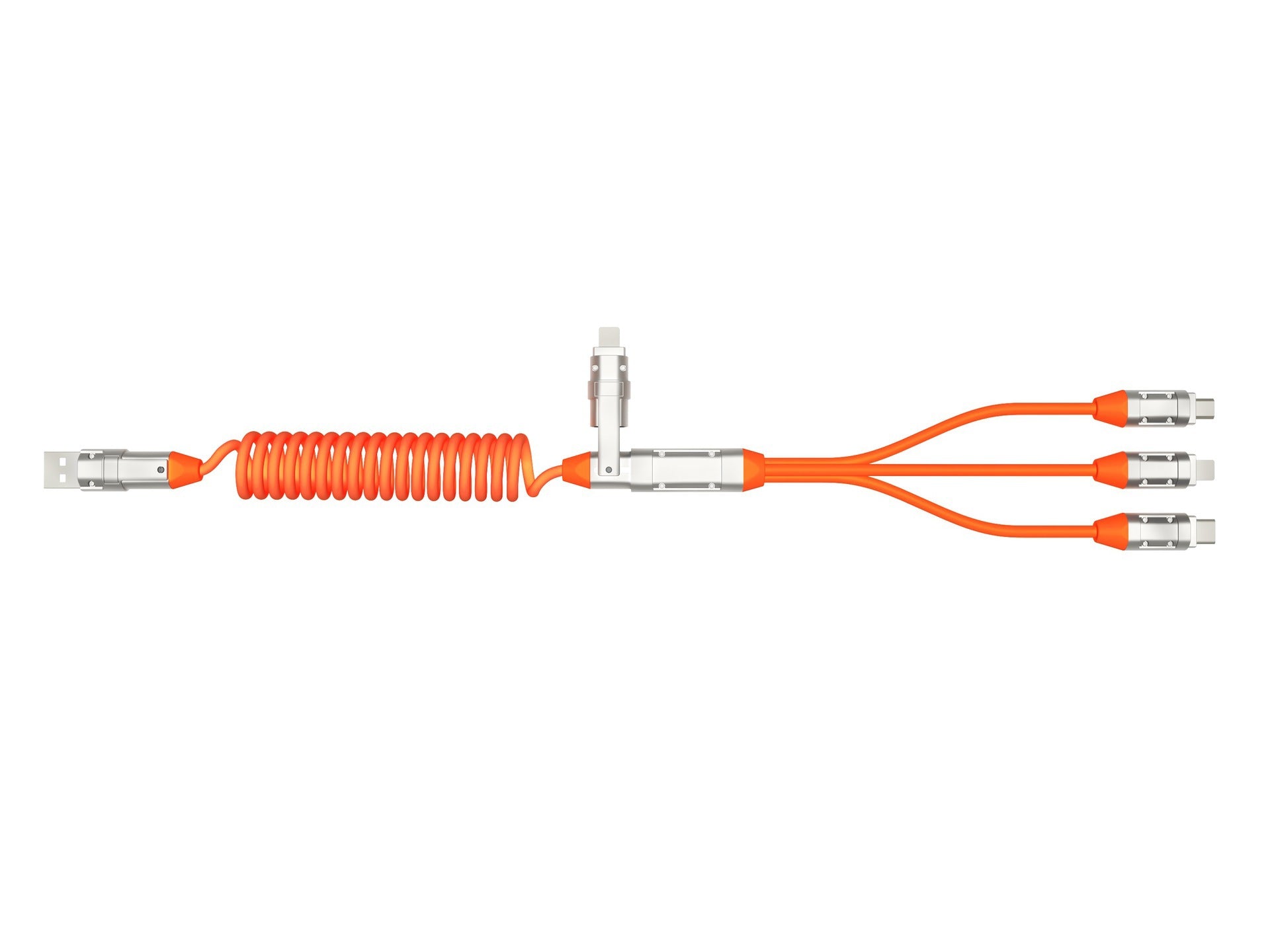 240W Spring Telescopic Fast Charge Data Cable
