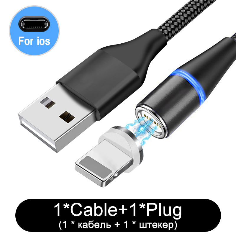 Nylon Braided Fast Charging Magnetic Data Cable