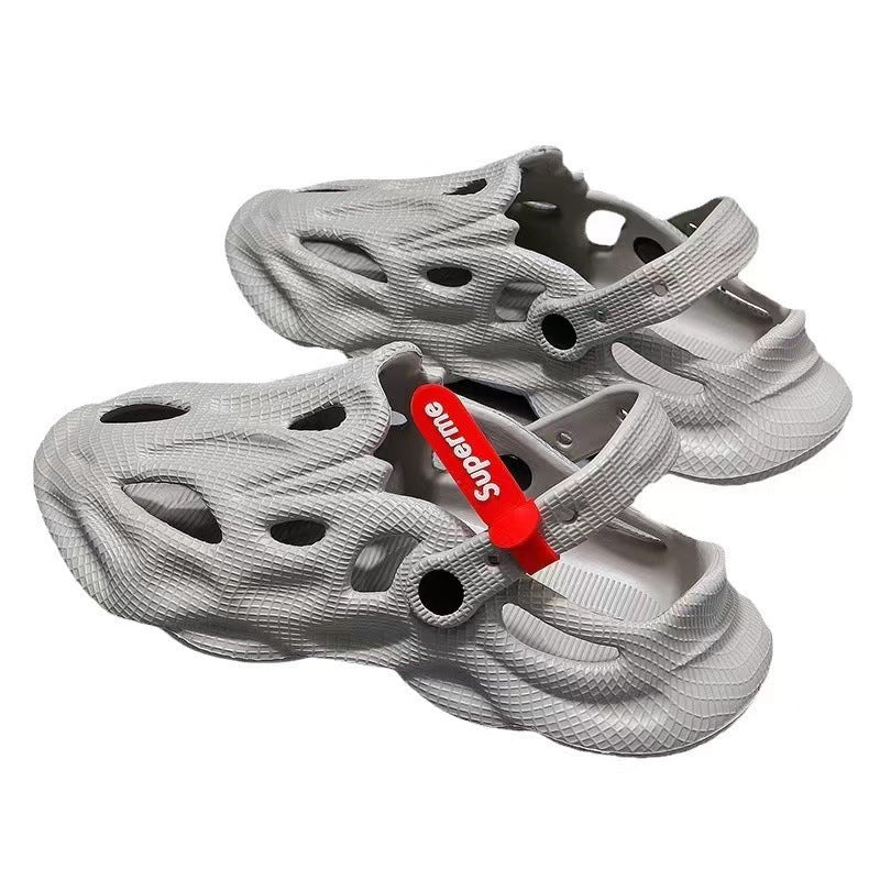 Coconut Slippers Couple Summer Dual-use Closed Toe Beach Hole Shoes
Coconut Slippers Couple Summer Dual-use Closed
