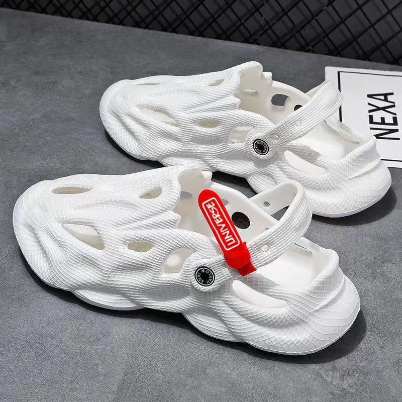 Coconut Slippers Couple Summer Dual-use Closed Toe Beach Hole Shoes
Coconut Slippers Couple Summer Dual-use Closed