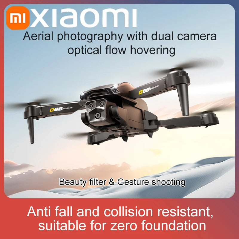 Xiaomi D88 Drone 8K Aerial Professional Hd Aerial Photography Obstacle Avoidance Brushless Motor Dual-camera 1-key return Drone