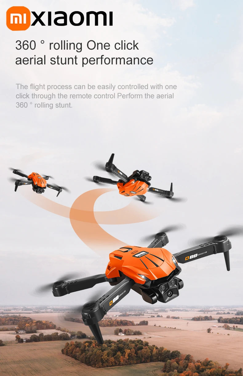Xiaomi D88 Drone 8K Aerial Professional Hd Aerial Photography Obstacle Avoidance Brushless Motor Dual-camera 1-key return Drone