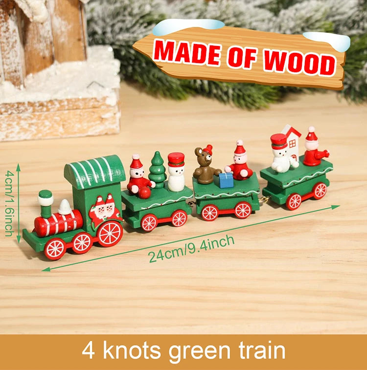 Christmas Train Merry Christmas Decorations For Home 2025 Cristmas Ornament Xmas Navidad Noel Gifts Happy New Year 2026 Gifts