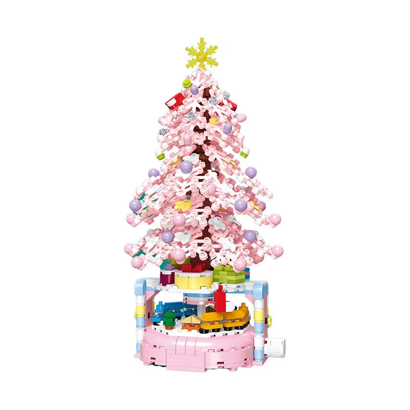 Christmas presents Christmas Tree Building Block Assembly accessories DIY building block potted Christmas tree