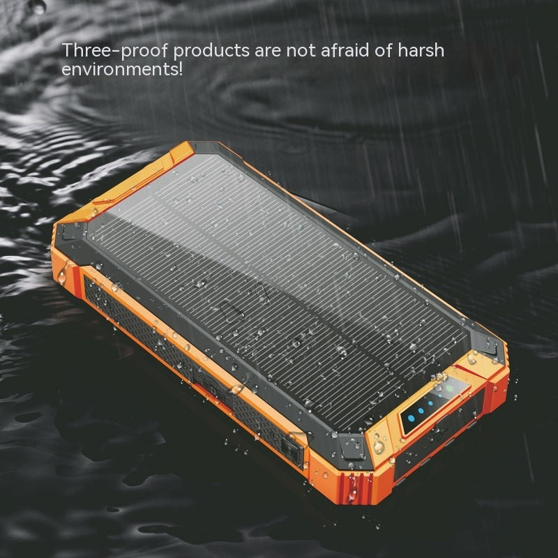 Home Wireless Charging Solar Portable Power Source


